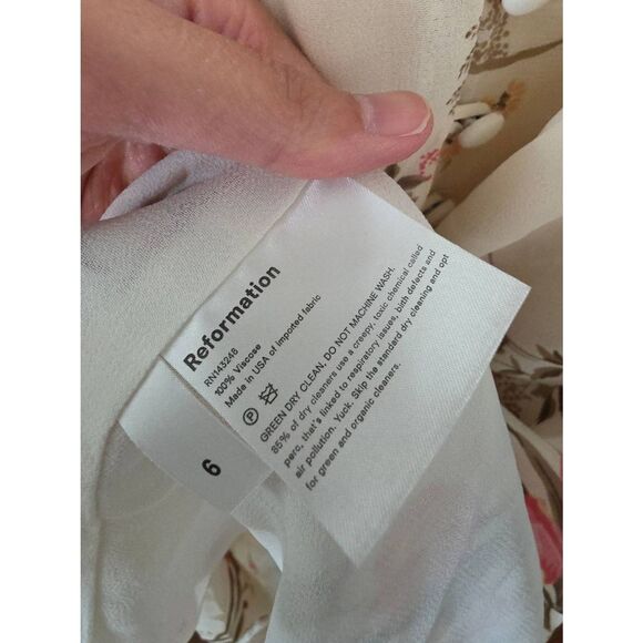 Reformation Bryar Dress 6 $248 - Picture 7 of 9